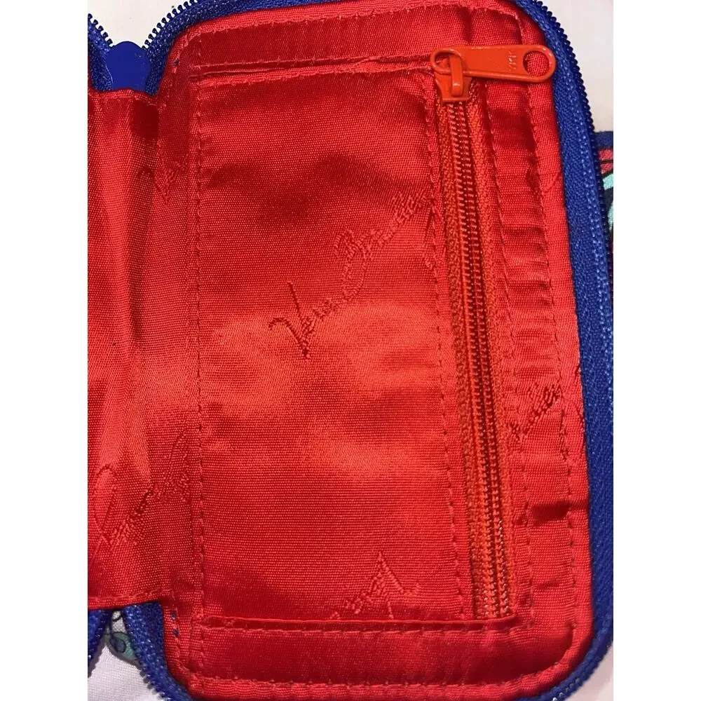 Vera Bradley Marina Paisley Carry It All Wristlet Wallet Quilted Vibrant - Picture 4 of 6